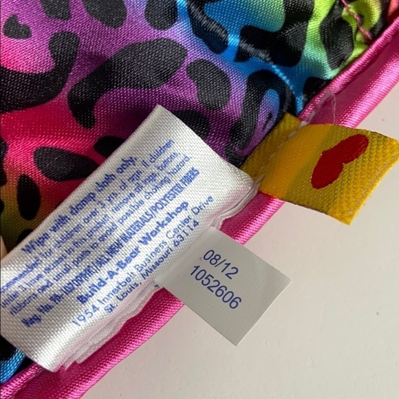 Build-A-Bear Animal Print Slumber Party Shorts & Sleeping Bag Bundle Set Retired - Picture 5 of 8